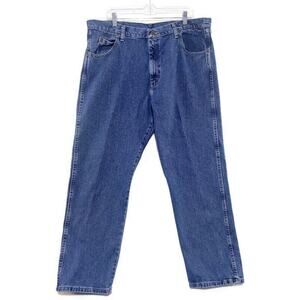 Wrangler Jeans Men's Size 40" x 32" Blue Denim Cotton